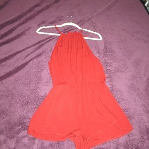 Forever 21 Red Romper Size S